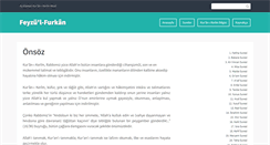 Desktop Screenshot of feyzulfurkan.com